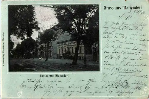 Gruss aus Mariendorf - Restaurant Blocksdorf -24164