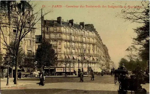 Paris - Carrefour des Boulevards des Batignolles -24248