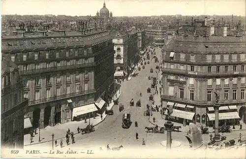 Paris - La rue Auber -24442