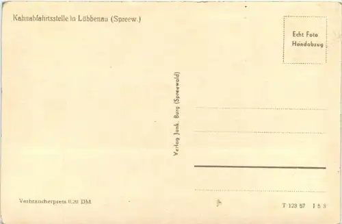 Lübbenau - Kahnabfahrtsstelle -23044