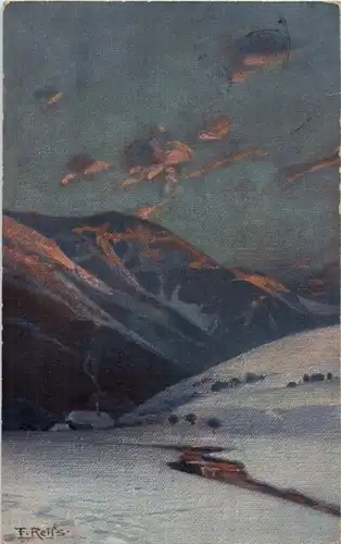 Künstlerkarte Schwarzwald F. Reiss -197004