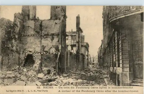 Reims - bombardement -24664