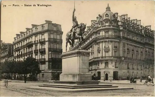Paris - Statue de Washington -24288