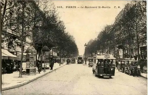 Paris - Le Boulevard St. Martin -24408