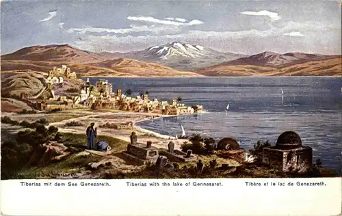 Tiberias with the lake of Gennesaret -23890