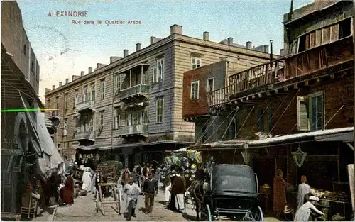 alexandria - Rue dans le Quartier Arabe -25610