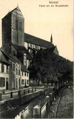 Wismar - Partie bei der Nicolaikirche -24054