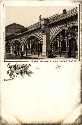 Gruss aus Berlin - Litho -24236