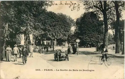 Paris - La sortie du Bois de Boulogne -24366