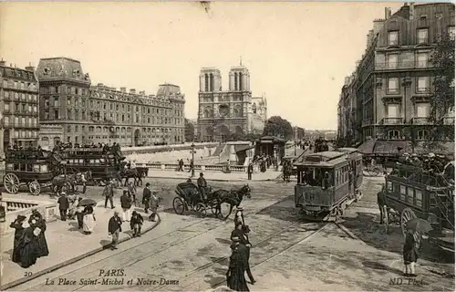 Paris - La Place Saint Michel - Tamway -24272