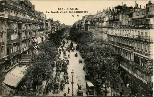 Paris - Le boulevard Montmartre -24296