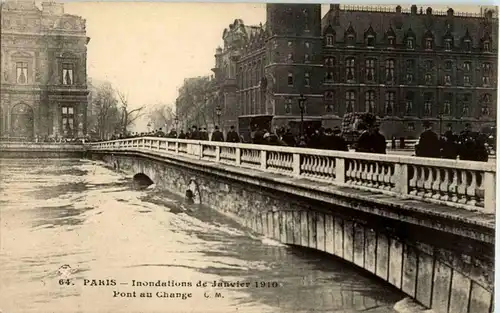 Paris - Inondations 1910 -24560