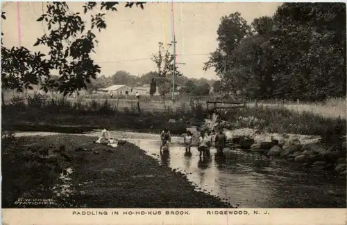 Ridgewood - Paddling in Ho Ho Kus Brook -217430