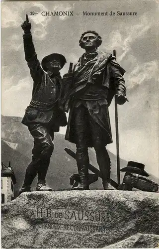 Chamonix - Monument de Saussure -24768