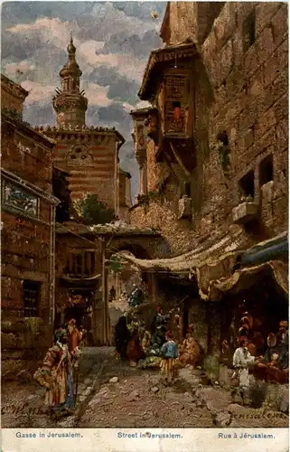 Gasse in Jerusalem -25236