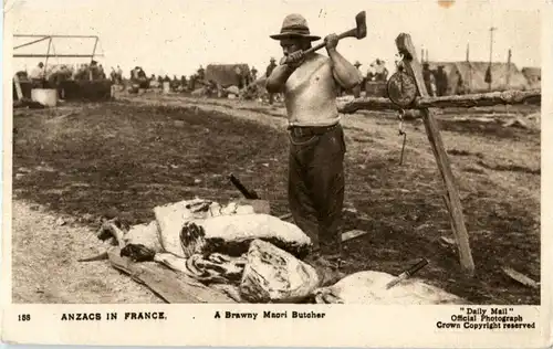 A Brawny Maori Butsher -25168