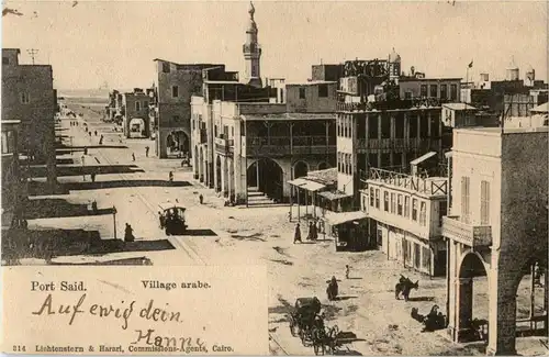 Port Said - Village arabe -25580