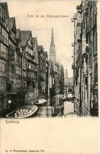 Hamburg - Fleth bei der Gröningerstrasse -25974