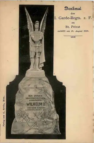 Denkmal des Garde Regiments St. Privat -218422