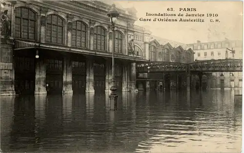 Paris - Inondations 1910 -24572