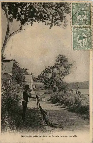 Nouvelles Hebrides - rue du Commerce -218816