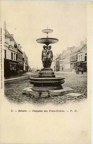 Bohain - fontaine des Trois Graces -218892