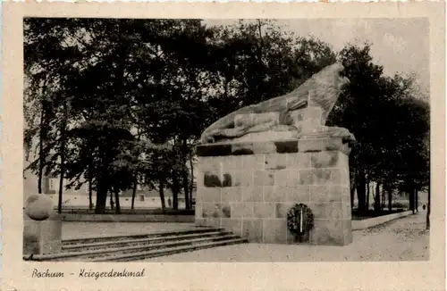 Bochum - Kriegerdenkmal -217662