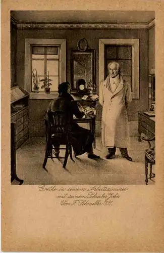 Goethe in seinem Arbeitszimmer -217768