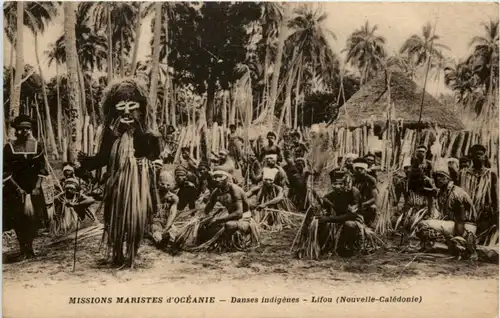 Mission Maristes d Oceanie - Danses indigenes - Lifou -218794