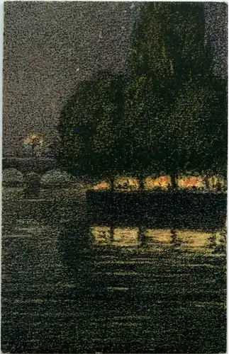 Zürich - Bauschänzli sign. E. Schlatter -189958