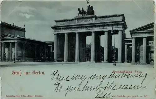 Gruss aus Berlin - Brandenburger Tor -25768