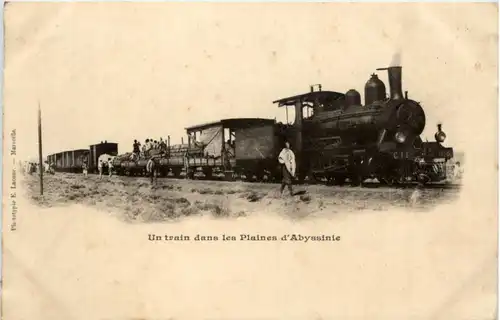 Un train dans les Plaines d Abyssinte - Chemin der Fer -218604