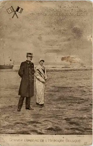 Roi Albert et la Reine Elisabeth -219084