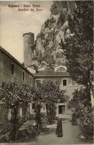 Subiaco - Sacro speco - giardino del Corvi -219208