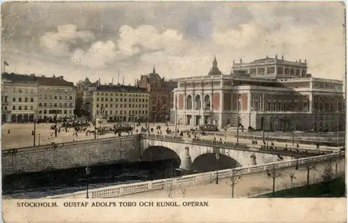 Stockholm - Gustaf Adolfs Torg -217608