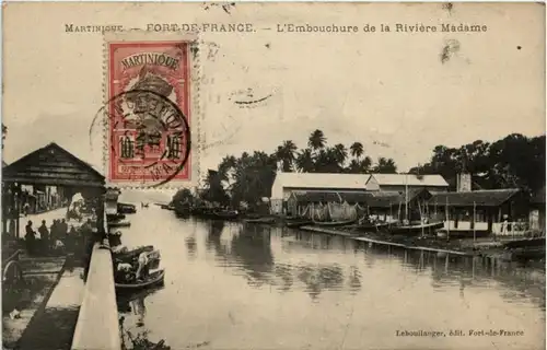 Fort de France - L Embouchure de la Riviere Madame -218836