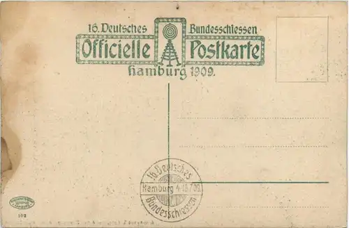 Hamburg - 16. Deutsches Bundesschiessen 1909 -219144