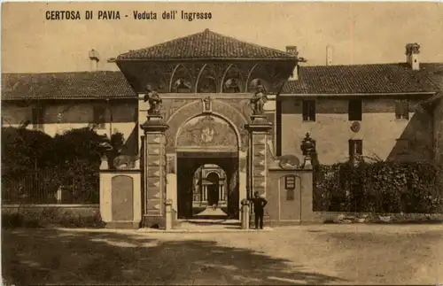 Certosa di Pavia - Veduta dell Ingresso -219636