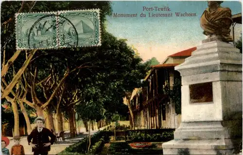 Port Tewfik - Monument du Lieutenant wachorn -219362