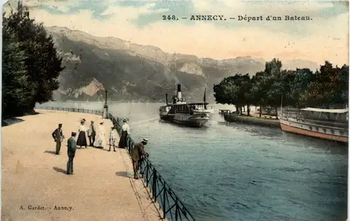 Annecy - Depart d un Bateau -219620