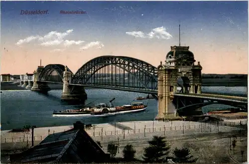 Düsseldorf - Rheinbrücke -218502