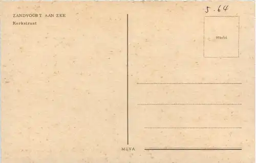 Zandvoort aan Zee - Kerkstraat -219722