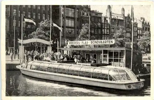 Amsterdam - Reederij Plas - Damrak -219678