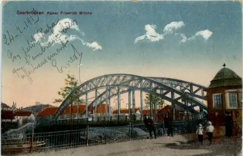 Saarbrücken - Kaiser Friedrich Brücke -218646