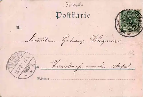 Gruss aus Metz - Litho -27334