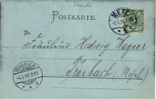 Metz - Esplanade mit Denkmal -27316