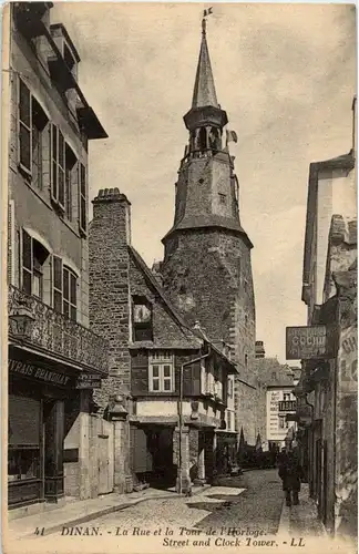 Dinan - La rue de l Horloge -27588