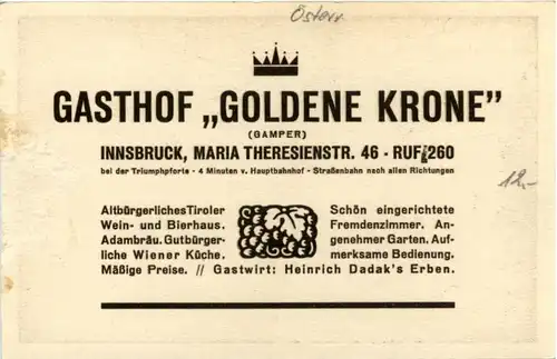 Innsbruck - Gasthof Goldene Krone -26532