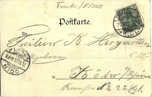 Gruss aus Strassburg - Litho -27140