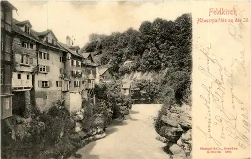 Feldkirch - Häuserpartie an der Ill -26392